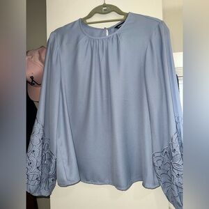 Elegant Blue Women's Top